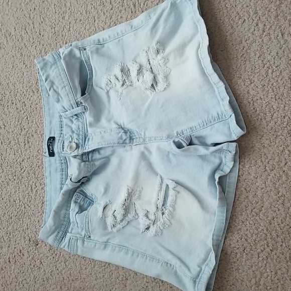 Rue 21 Distressed Denim Shorts - Picture 1 of 13